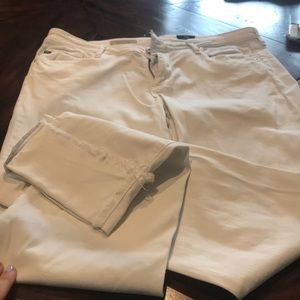 the stevie cuff AG white jean